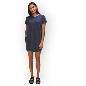 Backcountry Jersey Knit Shirt Pocket Dress Medium